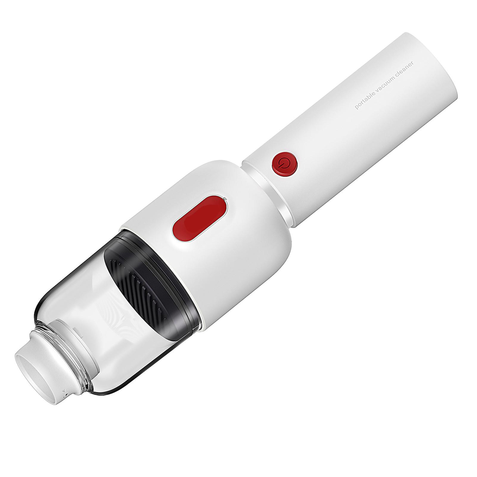 White Mini Home Handheld Cordless Car Vacuum Cleaner For Car Home Office