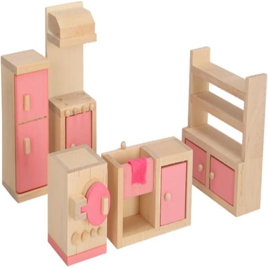 Wooden Doll House Furniture Set's