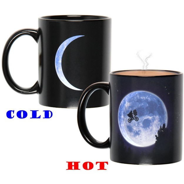 E t The Extra Terrestrial Heat Color Change Reactive Coffee Mug Black