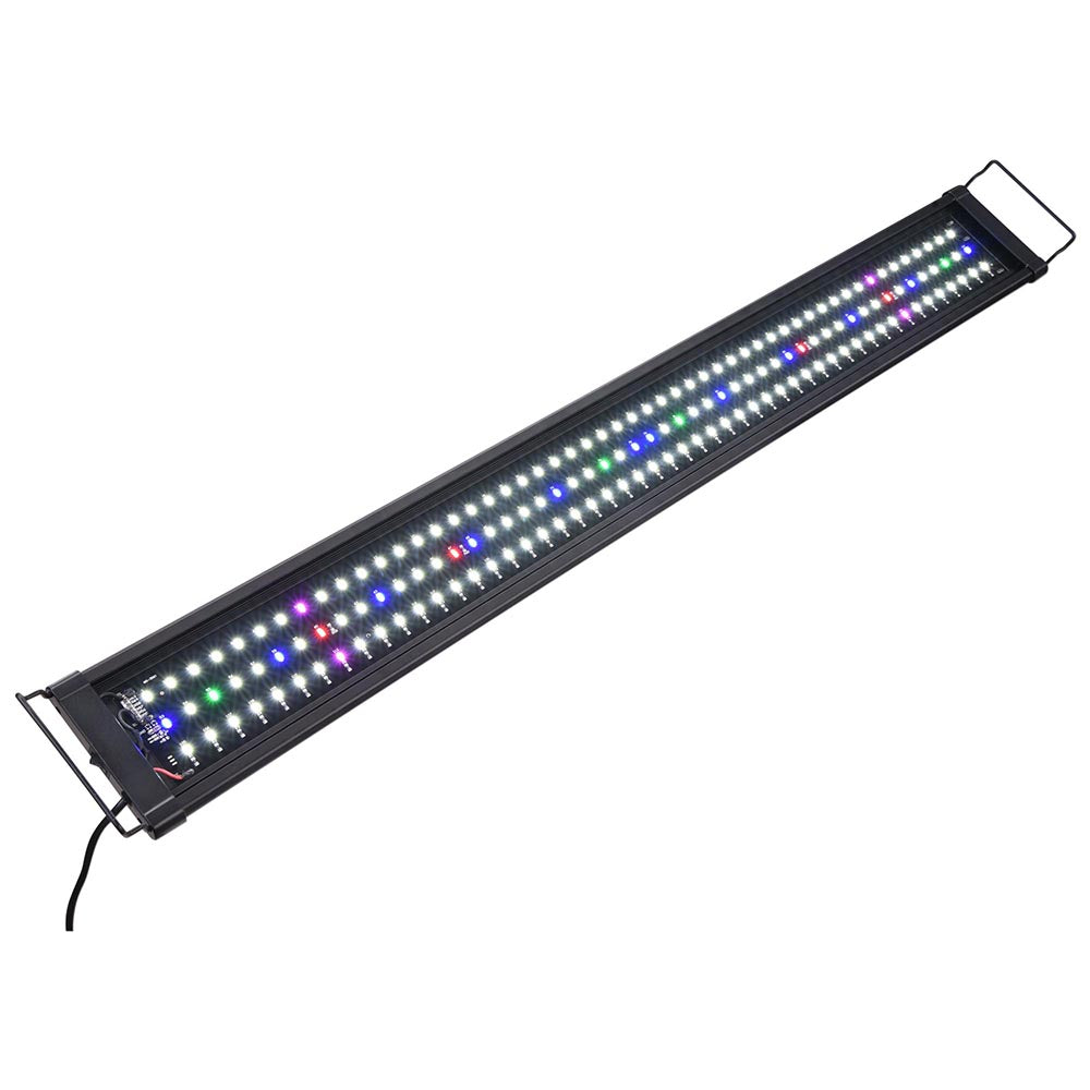 AquaBasik Full Spectrum LED Aquarium Fish Tank Lighting 40-50in 156