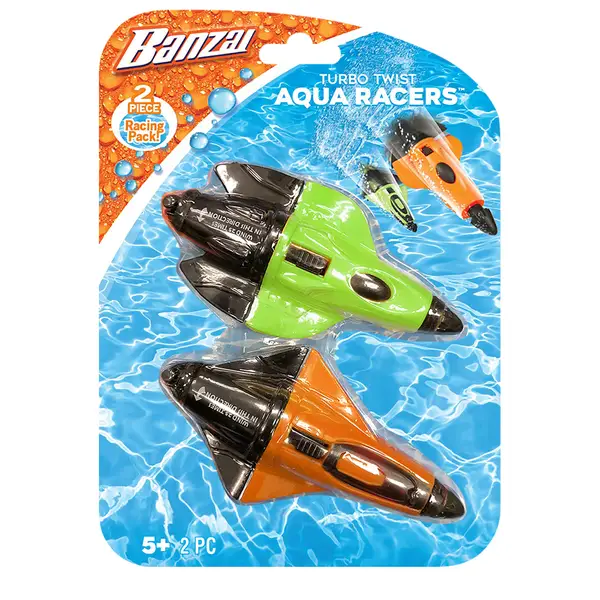 Banzai 2-Pack Turbo Twist Aqua-Racer Rally