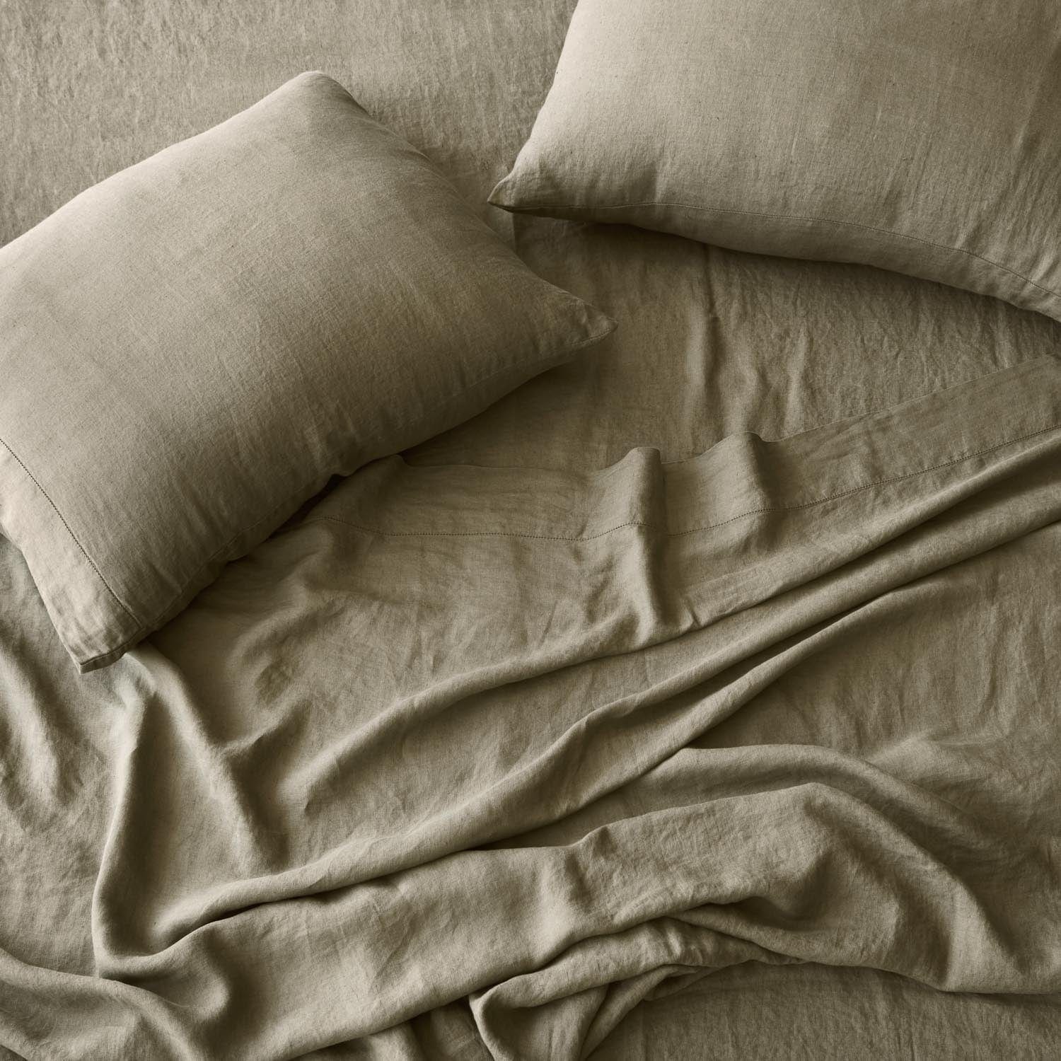 Stonewashed Linen Pillowcases