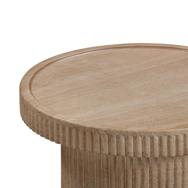 Darcy Faux Concrete Side Table