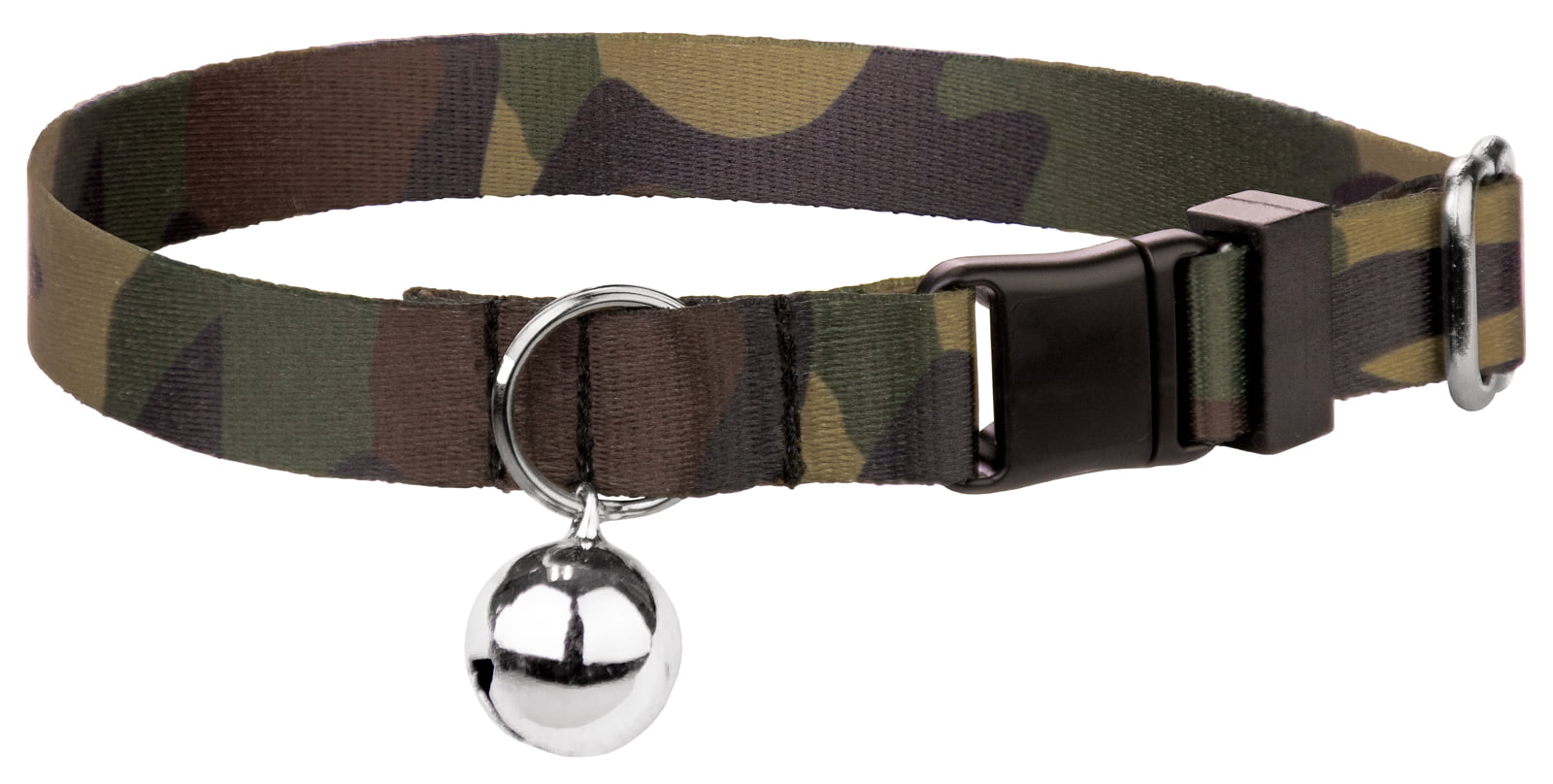 Country Brook Petz Woodland Camo Featherweight Cat Collar