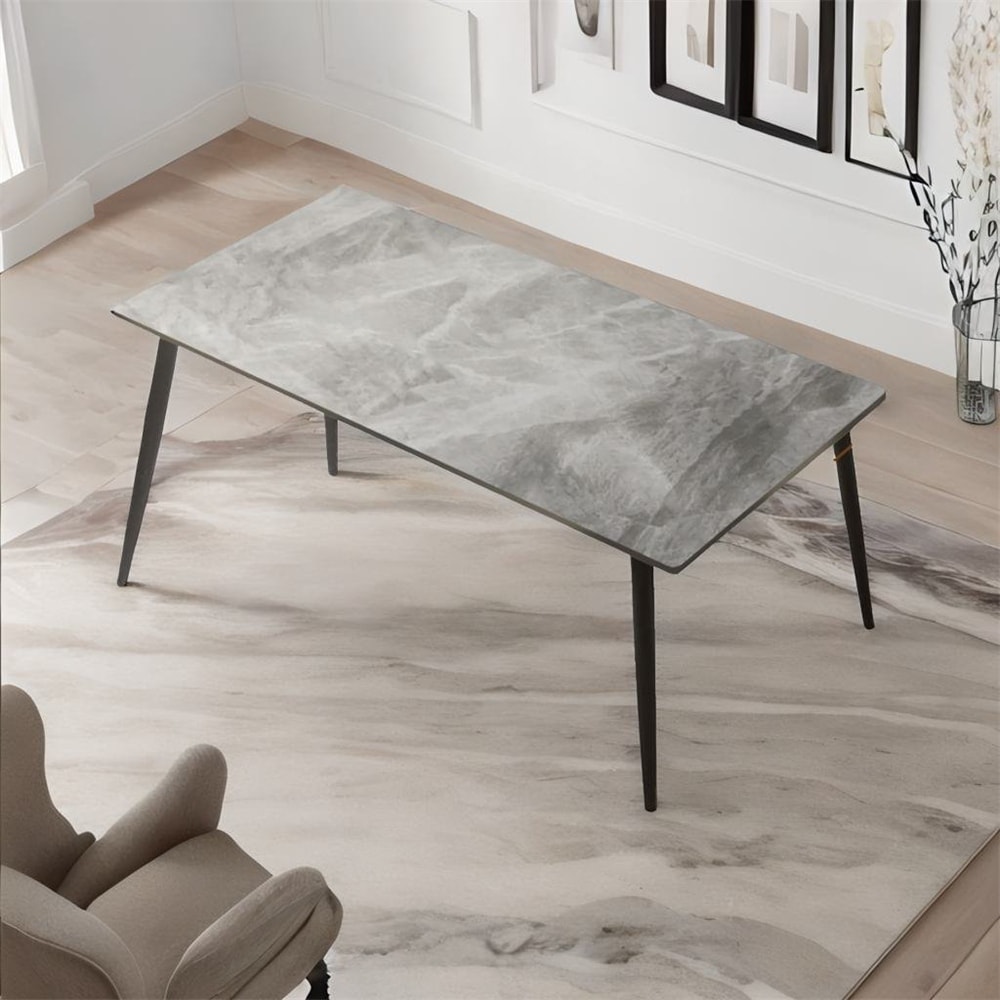 Sintered Stone Dining Table for Kitchen  Living Room