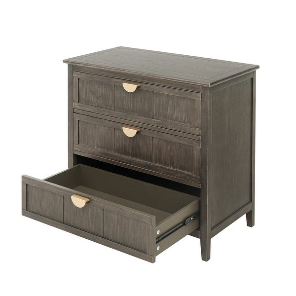 3 Drawer Wooden Cabinet Suitable for Bedroom， Living Room - - 37834894