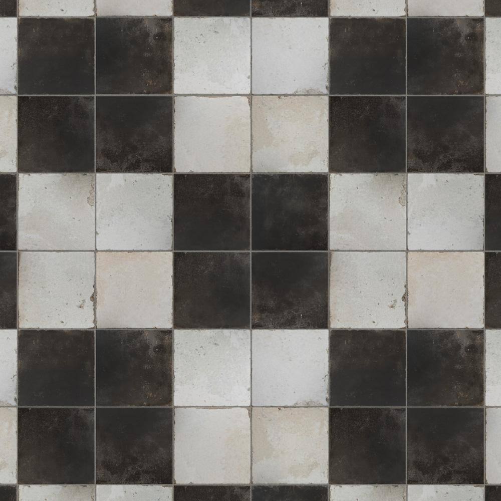 Merola Tile Kings Damero 17 58 in. x 17 58 in. Ceramic Floor and Wall Tile 10.95 sq. ft.Case FPEKDAME