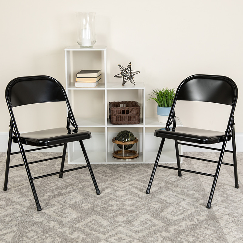 Beige Metal Folding Chair   Modern   Folding Chairs And Stools   by Beyond Design  ampMore  Houzz