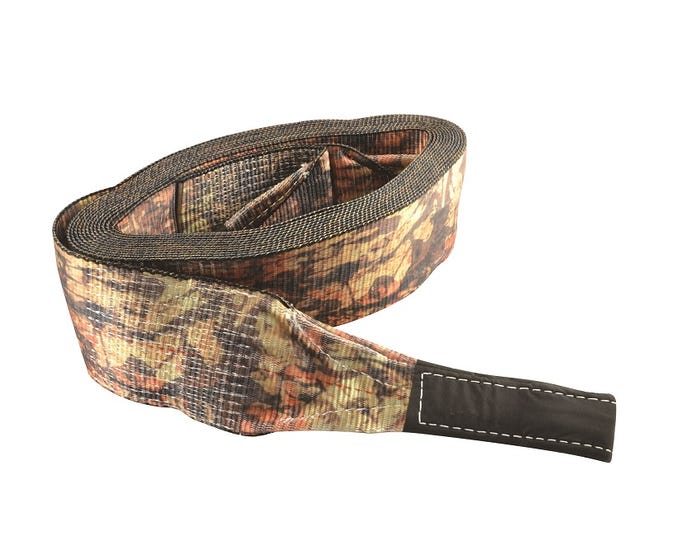 Erickson 4 inch X 30 foot Camo Tow Strap with Loops 20000 Lb 59707