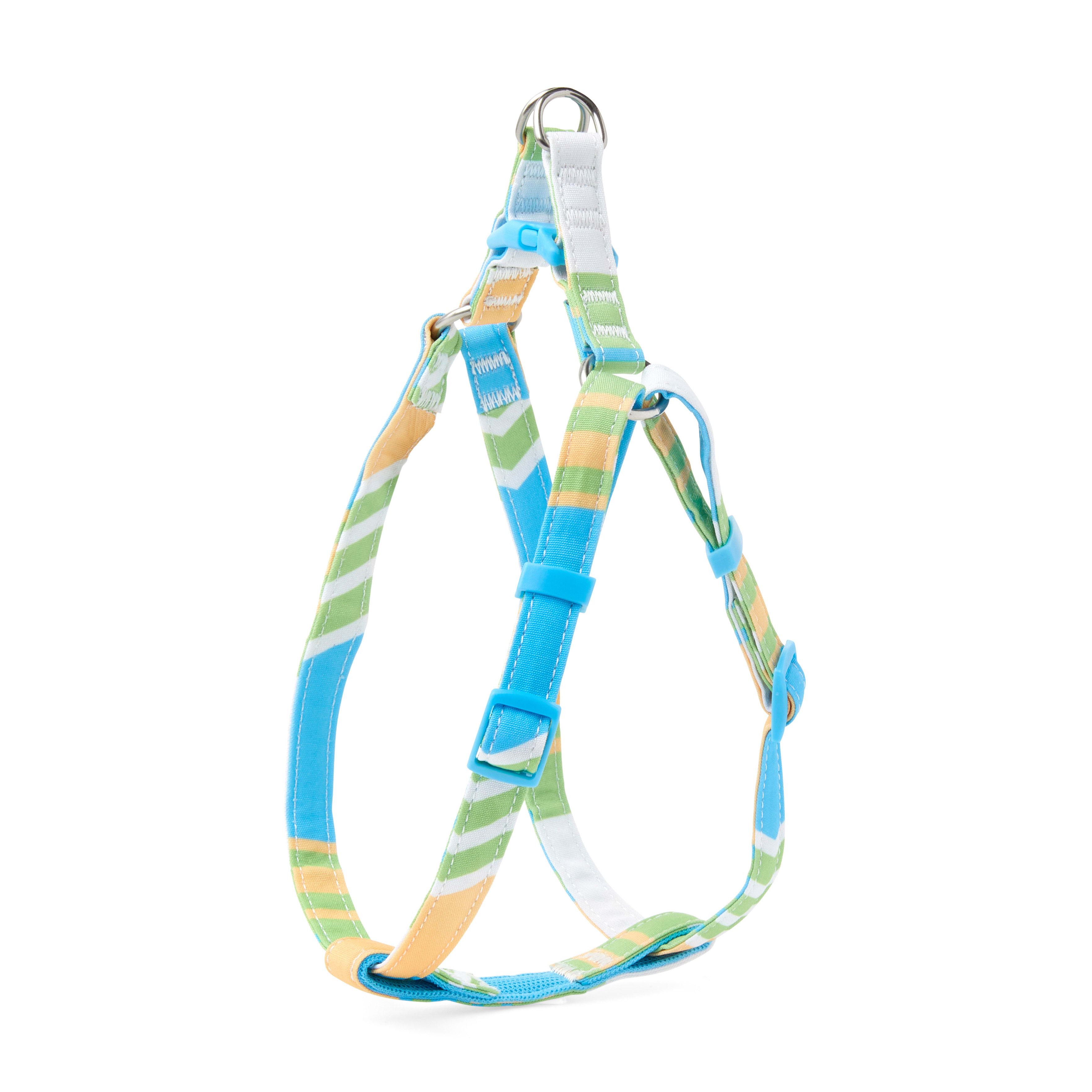 YOULY The Champion Multicolor Striped Dog Harness， Small