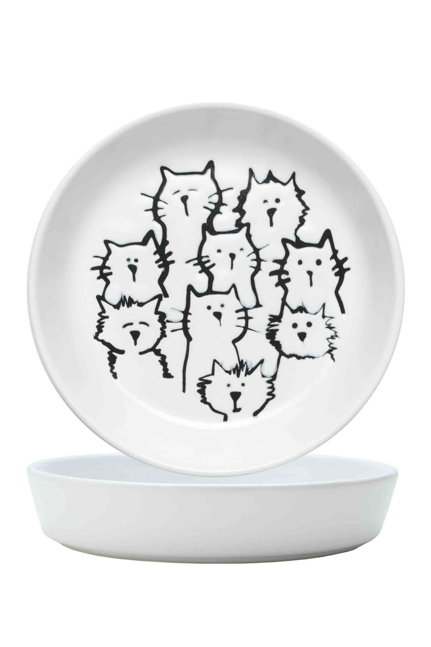 Speckle and Spot Random Cats Pet Bowl