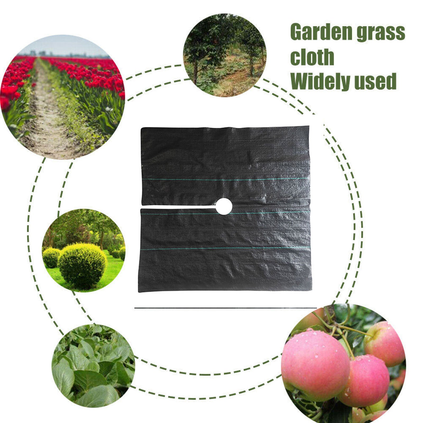 Baofu Weed Barrier Landscape Fabric Heavy Duty Ground Cloth -Driveway Cover Weed Mat for Home