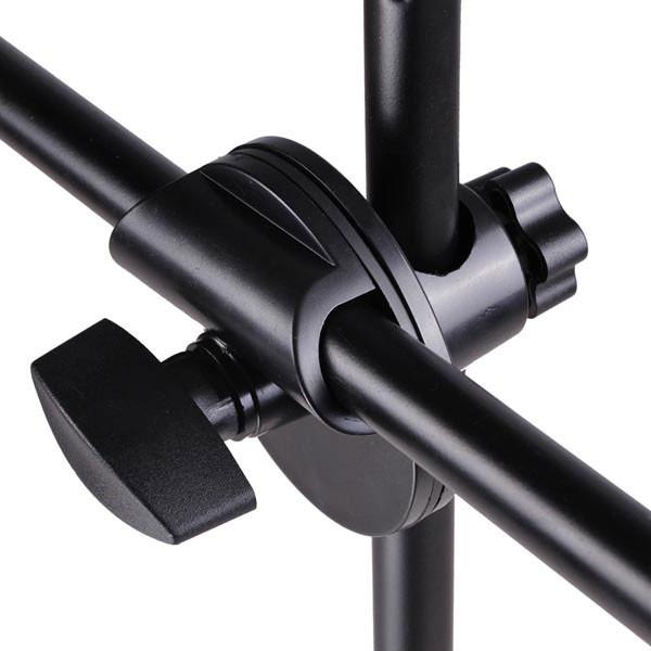 Yescom Microphone Boom Stand w/ 2 Mic Clips Adjustable Tripod