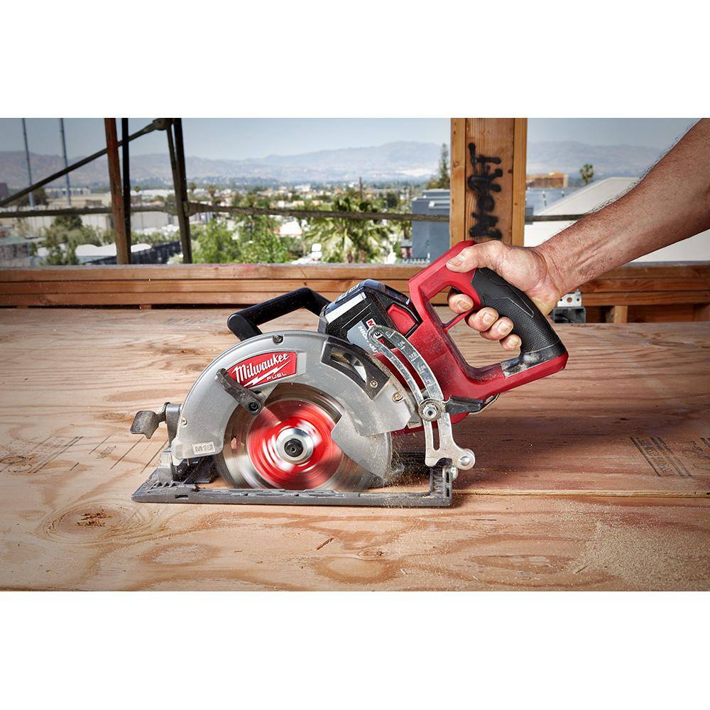 MW M18 FUEL 18V Lithium-Ion Cordless 7-14 in. Rear Handle Circular Saw wSAWZALL  8.0ah Starter Kit 2830-20-2722-20-48-59-1880