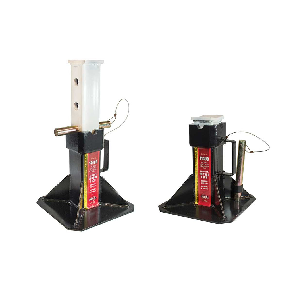 AME 40 U.S. Ton Heavy Duty Jack Stands， 1 Pair