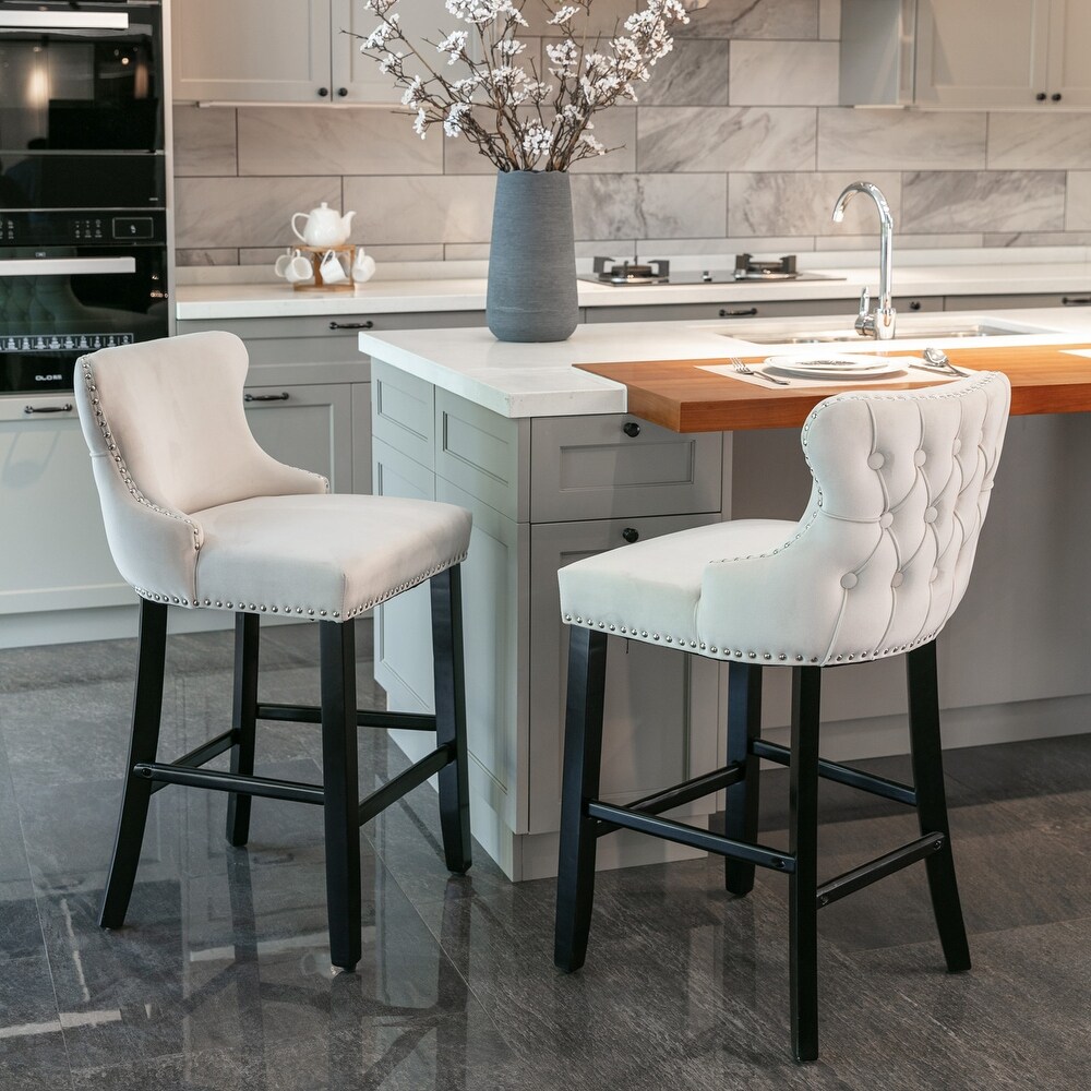 Leisure Style Bar Chairs Bar stools 2pc