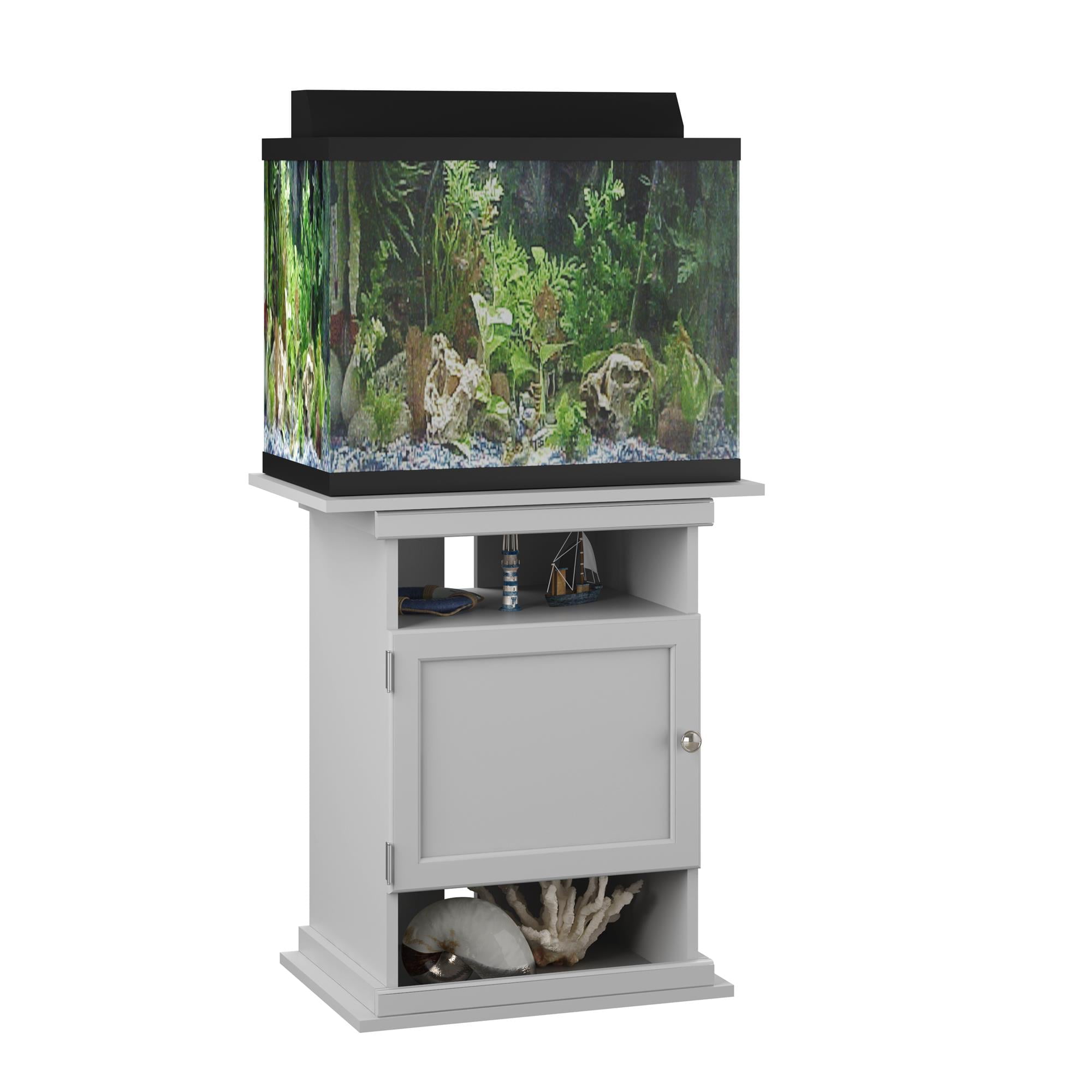 Ameriwood Home Flipper™ 10/20 Gallon Aquarium Stand， Dove Gray