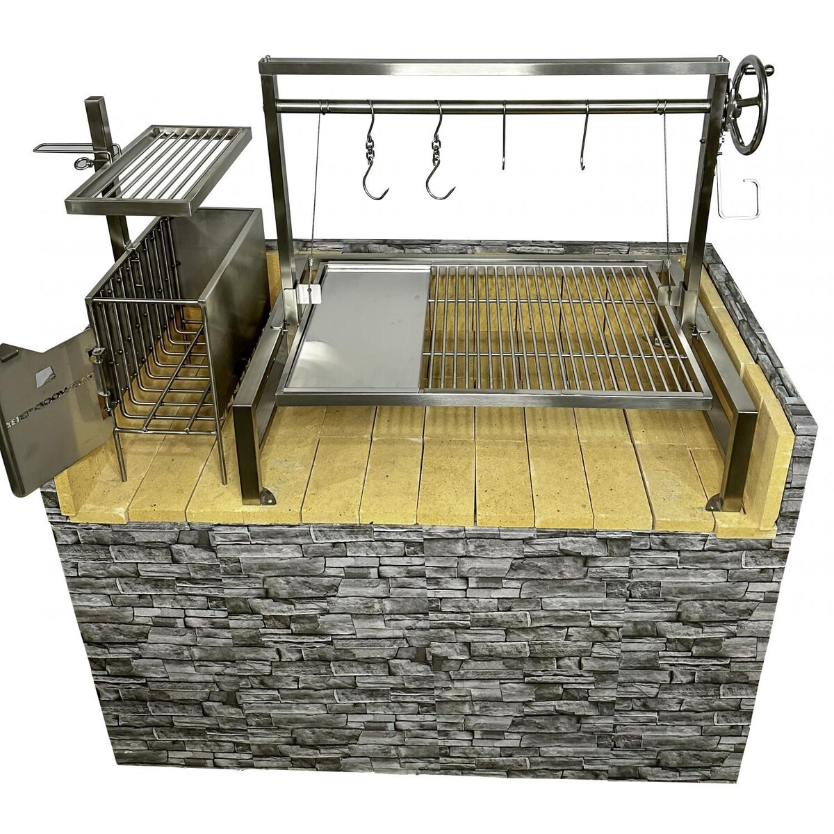 Tagwood BBQ Insert Style Argentine Santa Maria Wood Fire and Charcoal Grill