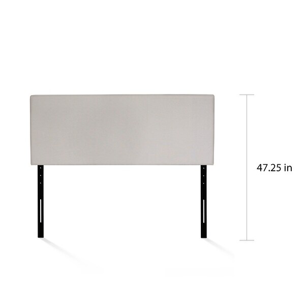 Carbon Loft Dashwood Plain Fog Headboard - - 20986526