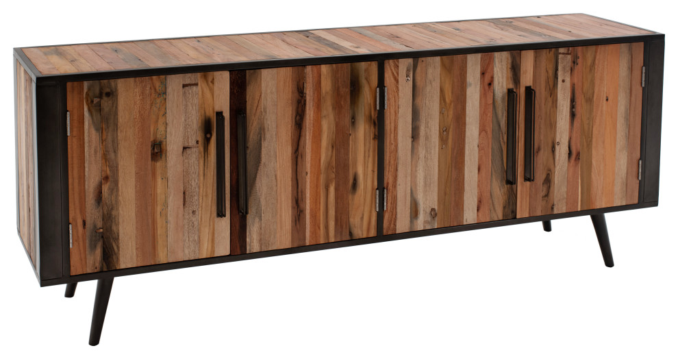 Nordic TV Dresser 4 Doors   Midcentury   Entertainment Centers And Tv Stands   by Nova Solo Furniture  Houzz