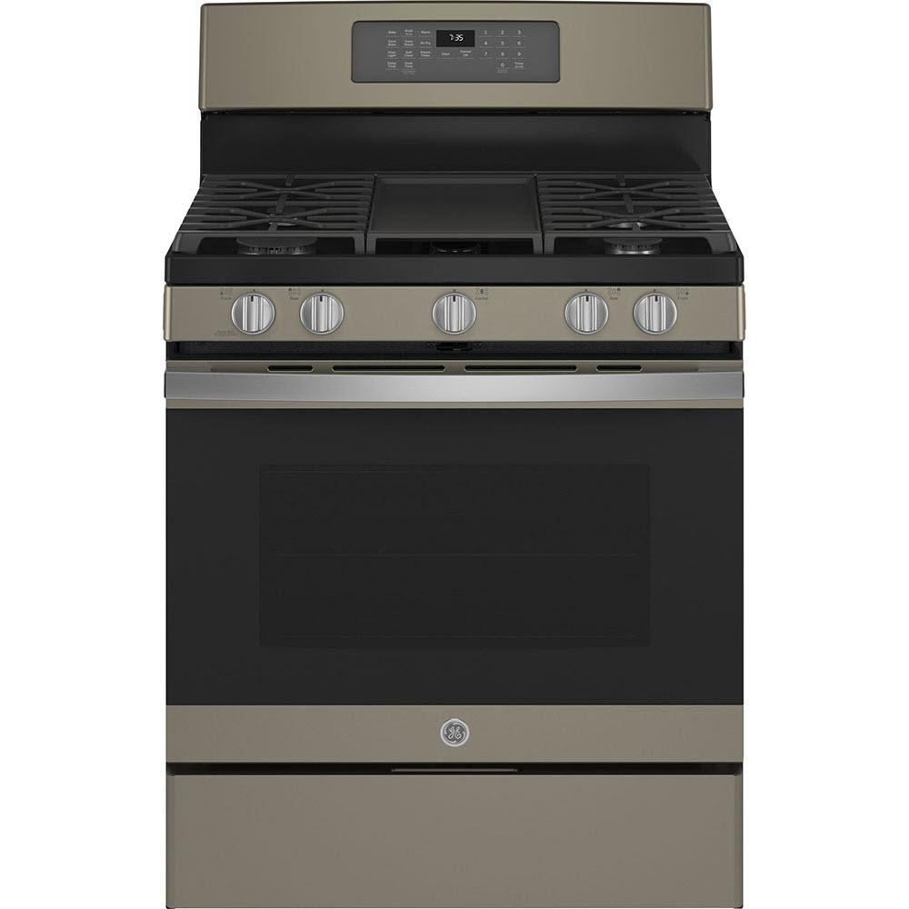 GE 30-inch Freestanding Gas Range with Convection Technology JCGB735EPES