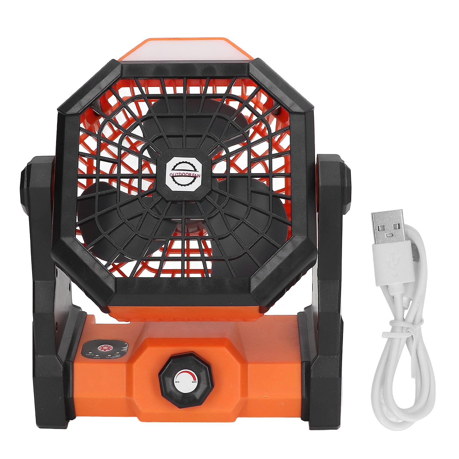 Portable Camping Fan，Outdoor Portable Fan Stepless Outdoor Portable Fan Portable Fan Achieve More