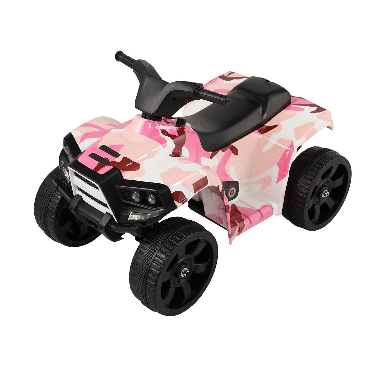 Seizeen Ride On Toy, 6V Ride On ATV for Kids, Electric 4 Wheeler Quad Bike, Ride On Car With Rechargeable Battery, Camo Pink