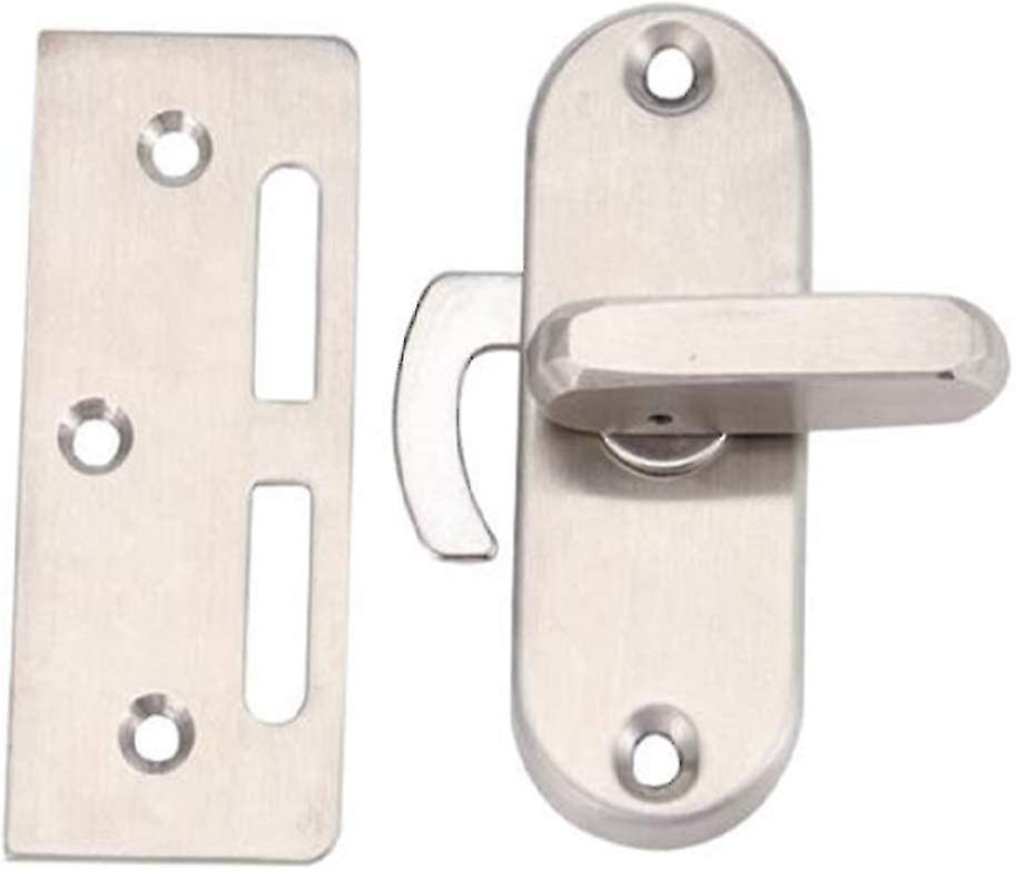 90 Degree Flip Stainless Steel Sliding Door Lock Latch Cam Lock Curved Door Buckle