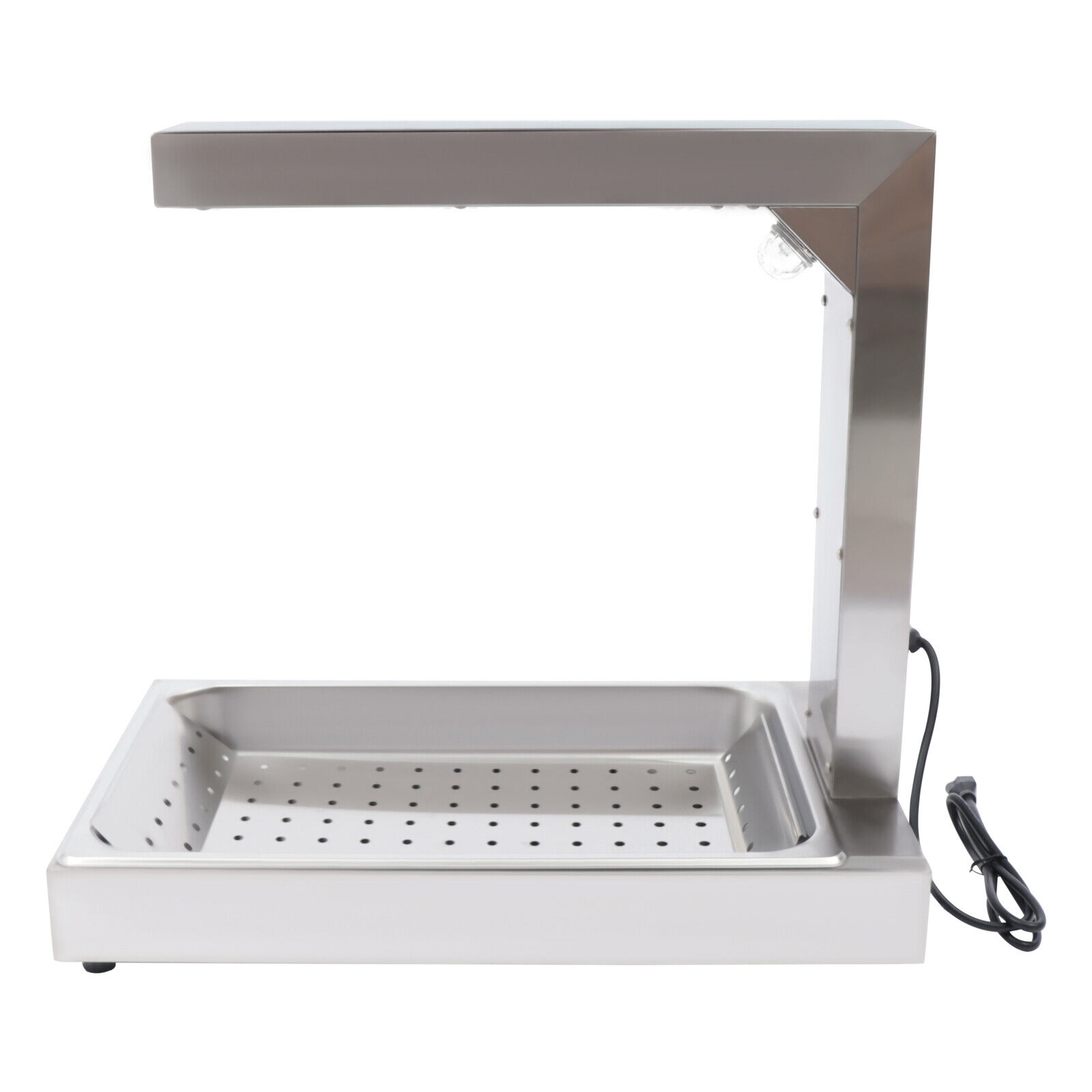 TOOL1SHOoo 110V Free Stainless Steel Standing Fried Chicken Warmer with Light 500W