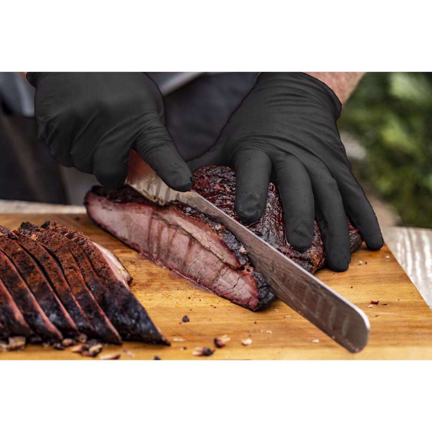 Oklahoma Joes Nitrile Grilling Glove 9.5 in. W 50 pc