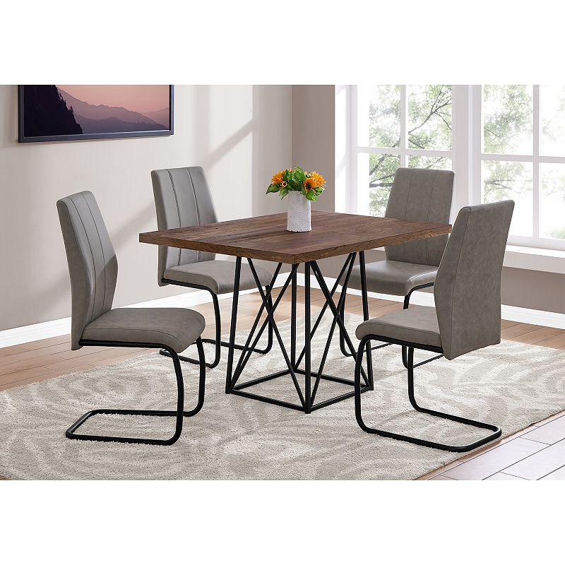 Monarch Contemporary X-Frame Dining Table