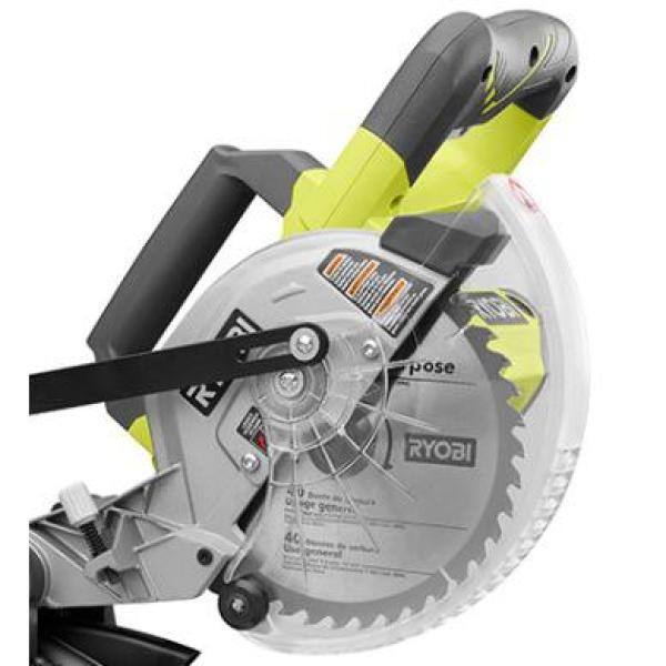 RYOBI 10 Amp Corded 7-14 in. Compound Sliding Miter Saw TSS702