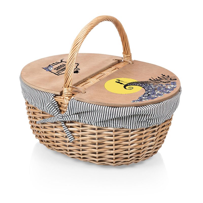 Disney's Nightmare Before Christmas Jack and Sally Country Picnic Basket by Picnic Time