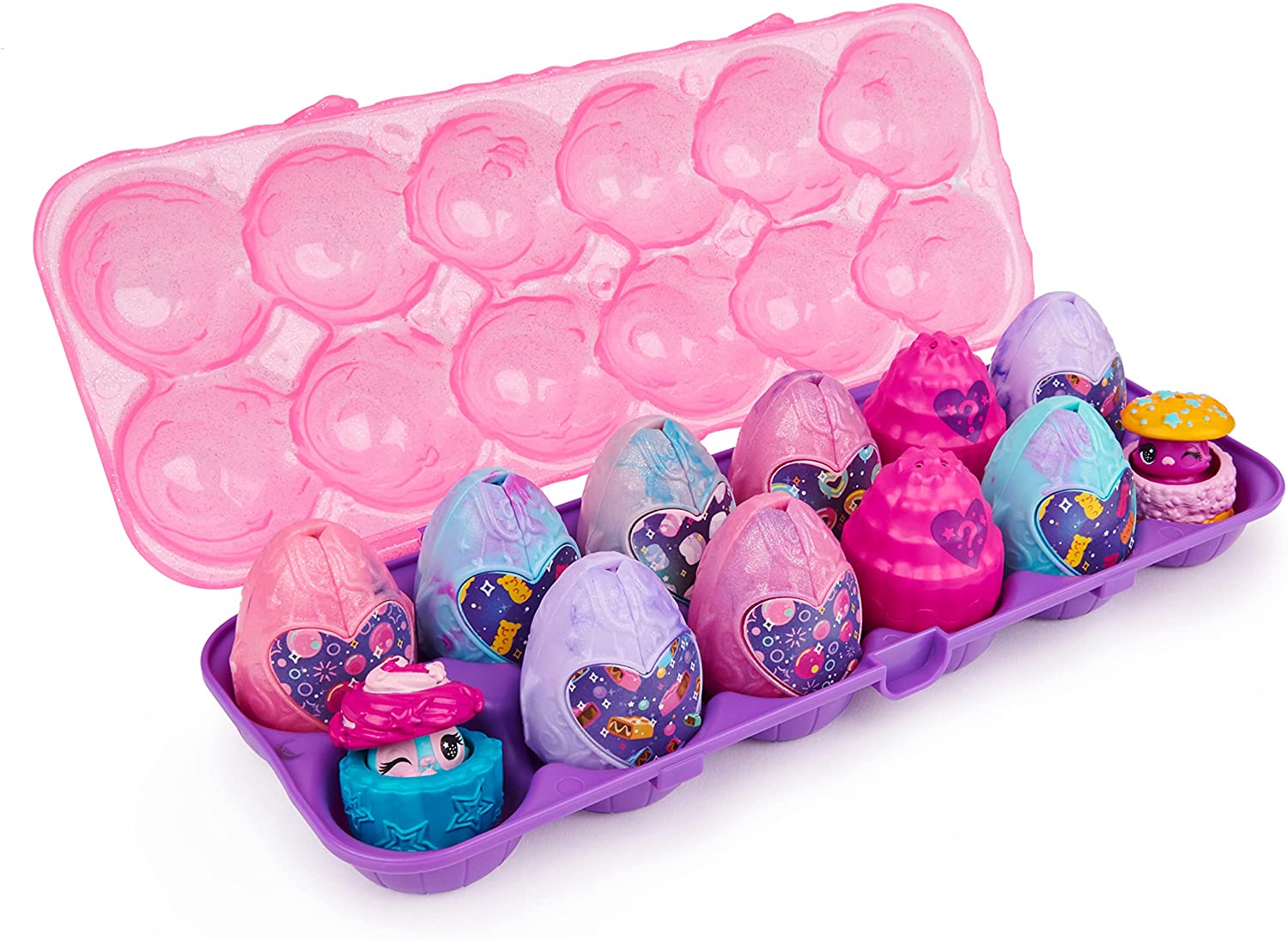 Hatchimals CollEGGtibles， Cosmic Candy Limited Edition Secret Snacks 12-Pack， Girl Toys