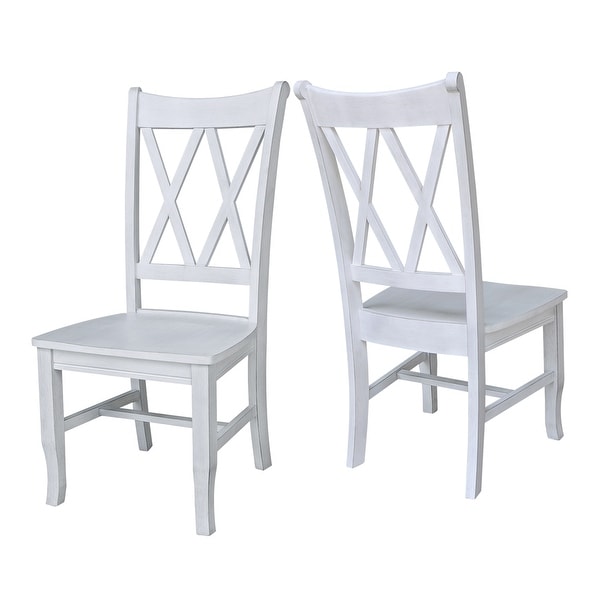 Double XX Solid Wood Chairs - Set of Two