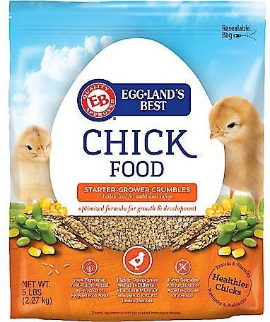 Eggland's Best 19% Protein Starter-Grower Crumbles Chick Feed