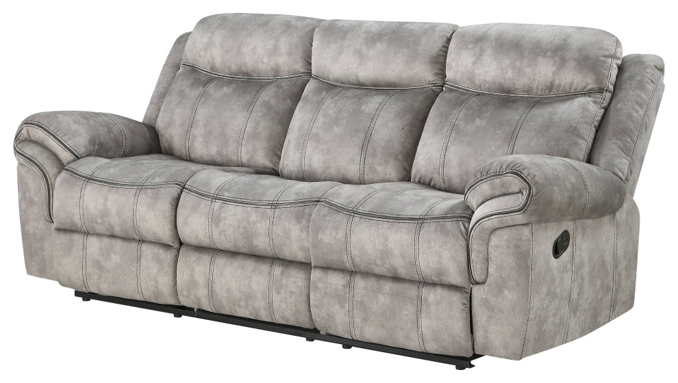 ACME Zubaida Sofa With USB Dock and Console   Contemporary   Sofas   by Acme Furniture  Houzz