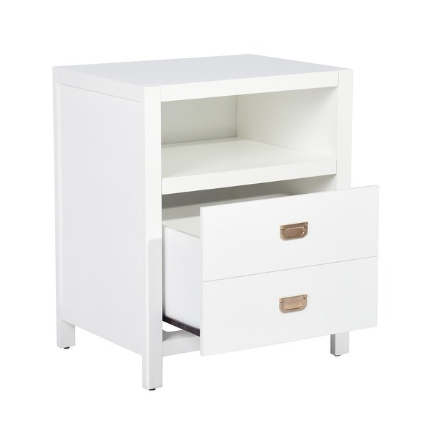 Homy Casa American Traditional Solid Wood Storage Nightstand - - 32918584