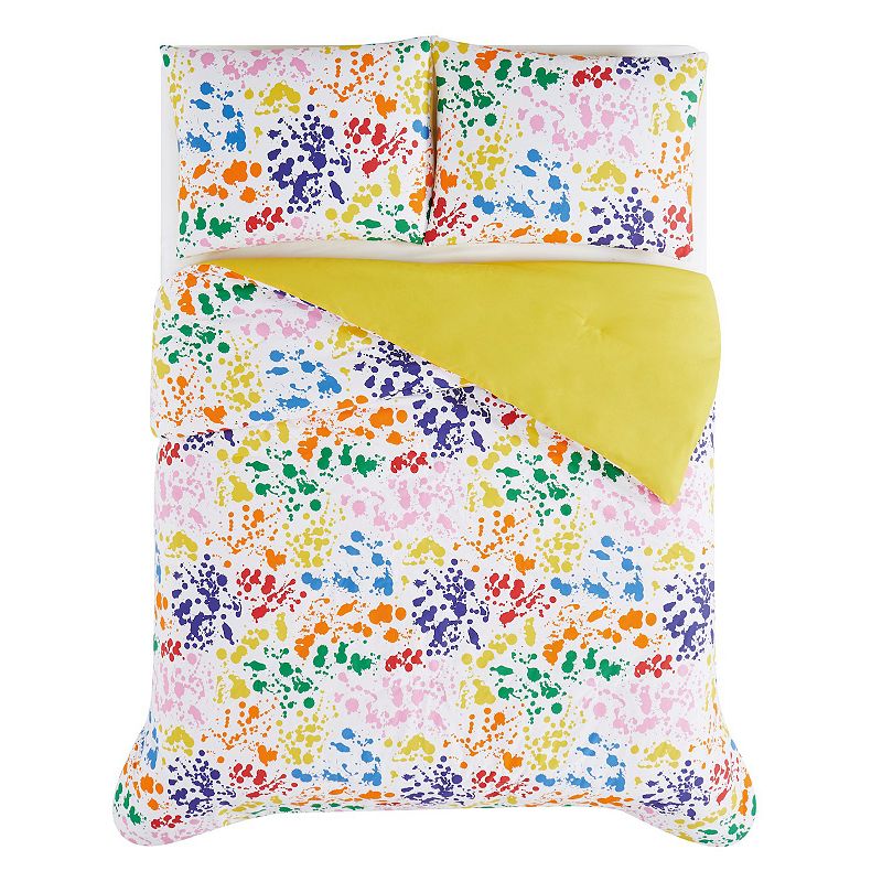 Crayola Splatter 2 Piece Comforter Set