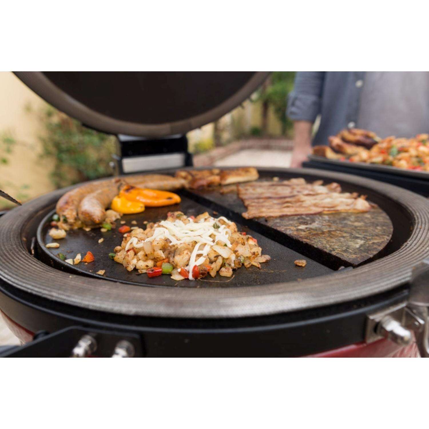 Kamado Joe Big Joe Cast Iron Griddle 24 in. L X 12 in. W 1 pk