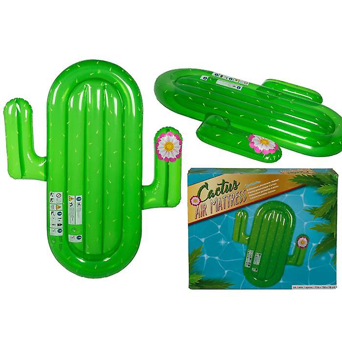 Inflatable Bath Mattress Floating Lounge Giant Cactus 174cm