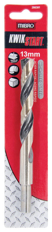 MIBRO 13 mm X 6 in. L High Speed Steel Metric Drill Bit 1 pc