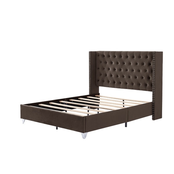 Queen Bed with 1 Nightstand - - 36798615