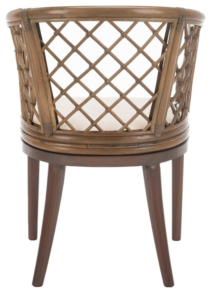 Lottie Arm Chair Griege   Tropical   Armchairs And Accent Chairs   by AED Luxury Home Decor  Houzz