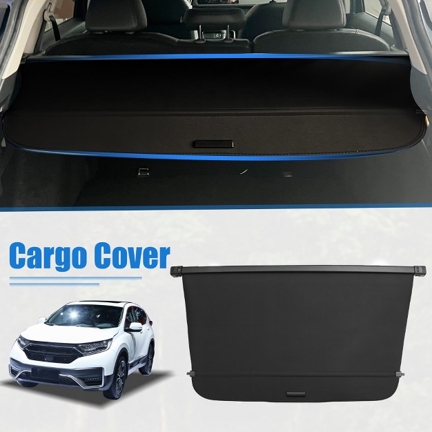 Unique Bargains Waterproof Non Slip Retractable Cargo Cover For Honda Crv 2023 Black