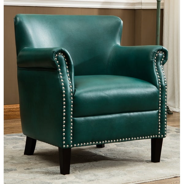 Hendrick Faux Leather Club Chair by Greyson Living