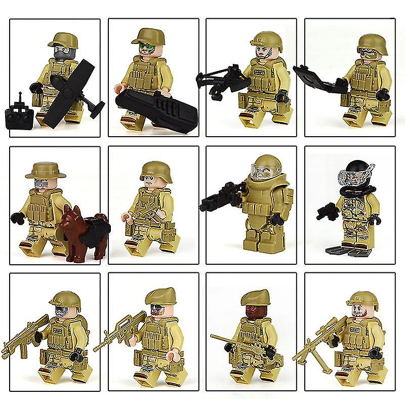 Navy Seals Flying Tigers Military Themed Minifigures