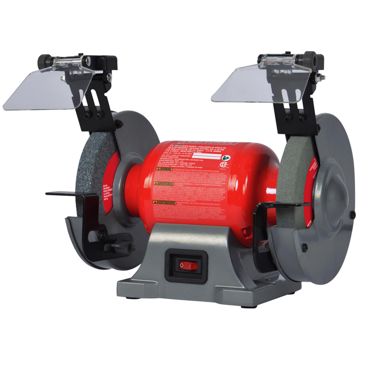 Craftsman 2.1 amps 6 in. Bench Grinder with Lamp