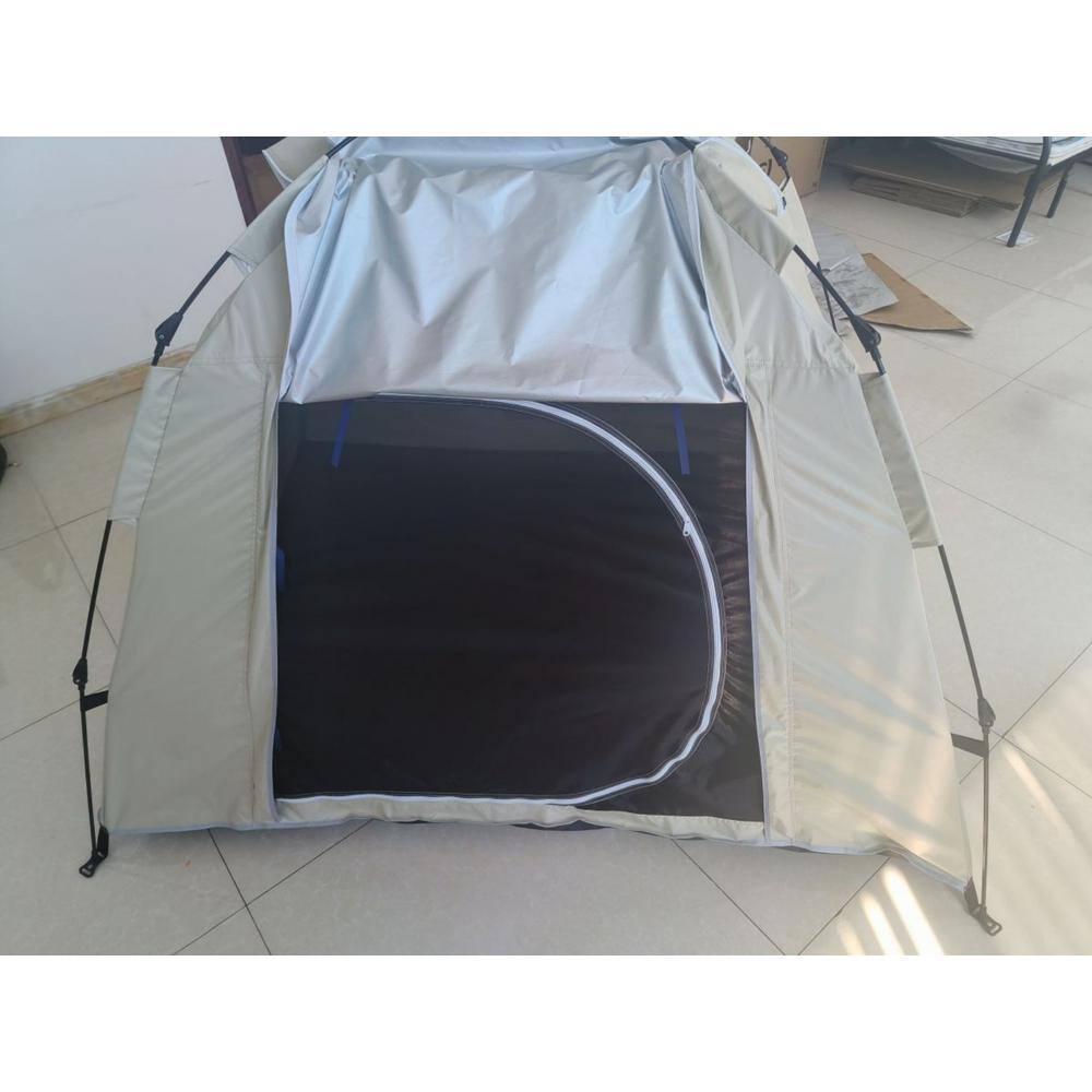 Tidoin 5-Person ABS Plus PC Portable Backpack Tent with Storage Bag Beige QD-YDW2-554