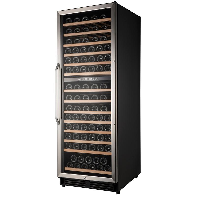 Avanti 24in 148-Bottle Freestanding/Built-In Dual Zone Wine Cooler WCF148DE3S